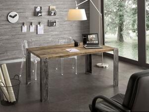 Tavolo fisso rettagolare legno massello rovere (004)