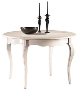 Tavolo rotondo bianco laccato shabby classico 100 h.78