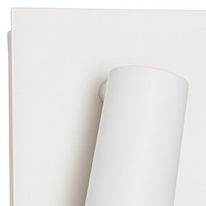 Moderna lampada da parete per esterni bianca con LED a 2 luci IP54 - Simon