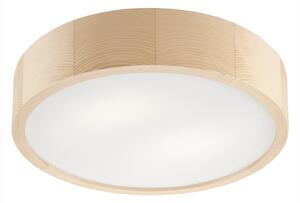 Lampada da soffitto marrone chiaro con paralume in vetro ø 37 cm Eveline - LAMKUR