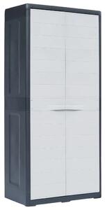 Armadietto da Giardino XL 78x46x175 cm in Plastica