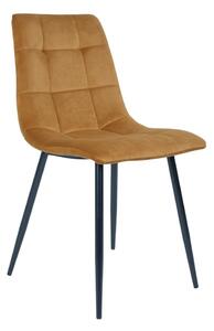 Sedie da pranzo in set gialle in imbottito 2 pz Middelfart – House Nordic