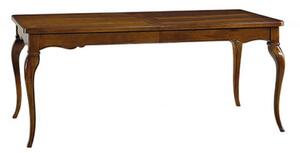 Tavolo allungabile in legno massello di noce l.160 p.90 h.78