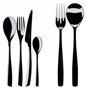 RIVIERA BLACK DIAMOND, Posate Set 50 Pz, Scatola Gallery, Casa Bugatti