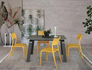 Tavolo deimos moderno allungabile target point 110x80x75