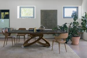 Tavolo eclipse moderno allungabile gres target point 180x90x75