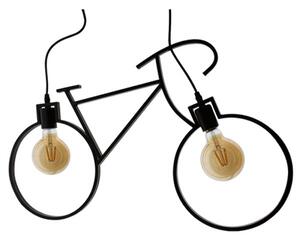 Lampadario da soffitto Bicicletta Vintage Nero 2 x E27 M LEDME