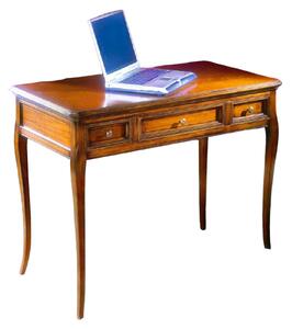 Scrivania classica 3 cassetti in legno bassano 100x55x80
