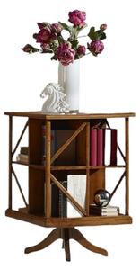 Libreria classica girevole in legno bassano 54x54x81
