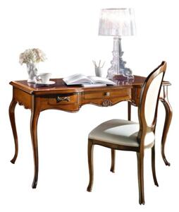 Scrivania classica 3 cassetti in legno elite 139x69x80