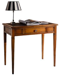 Scrivania classica 1 cassetto 1 tiretto legno bassano 90x53x80