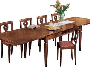 Tavolo allungabile rettangolare classico greca bassano 160x90x78