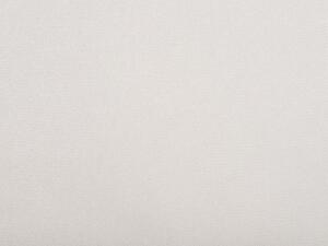 Letto imbottito moderno in ciniglia beige 140 x 200 cm con rete a doghe Beliani