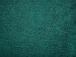 Copri Letto Velluto Verde per Letto 180 x 200 cm Sfoderabile Lavabile Beliani