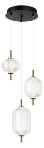 Lampadario LED su cavo PELLUCID LED/20W/230V bronzo/nero