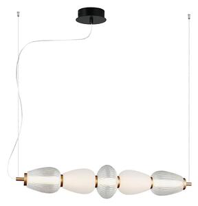 Lampadario LED su cavo SHINY LED/23W/230V bianco/oro