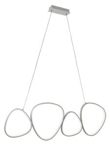 Lampadario LED a sospensione con cavo HELIX LED/50W/230V argento