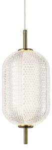 Lampadario LED sospeso a cavo PELLUCID LED/11W/230V oro/trasparente