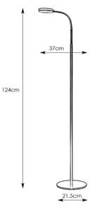 Markslöjd 106465 - Lampada LED da terra FLEX LED/5W/230V