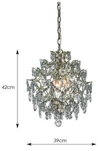 Markslöjd 100524 - Lampadario a sospensione con catena ROSENDAL 3xE14/40W/230V
