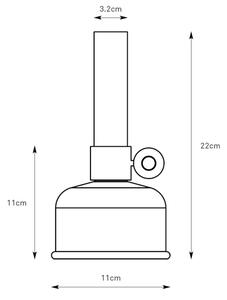 Markslöjd 108919 - LED Dimmerabile ricaricabile lampada ASTRID LED/2W/1200 mAh IP44 nero