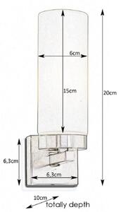 Markslöjd 234744 - Applique da bagno STELLA 1xE14/40W/230V IP144