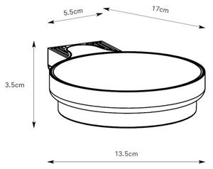 Markslöjd 108952 - Lampada da parete solare dimmerabile FRAME LED/2W/4000 mAh IP44