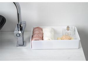 Contenitore da Bagno In Plexiglass BEAUTY TOILET big Dimensioni 27x17x h 6 cm - peso 0.3 kg ideale per tenere in ordine il tuo bagno Colore Bianco