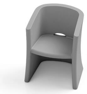 Poltrona Struttura Leggera e Robusta di Design BREEZE Dimensioni 100x91x h 80 cm -peso 10 kg seduta ampia e confortevoli colore bianco Ferro