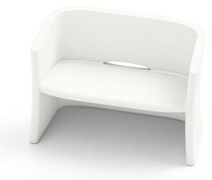 Divano ,Struttura Leggera e Robusta di Design BREEZE Dimensioni 116x58x h 80 cm -peso 20 kg Linee accoglienti, forme arrotondate colore Perla