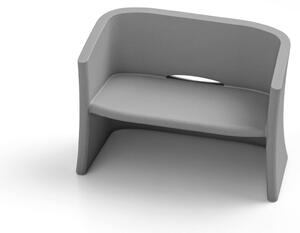 Divano ,Struttura Leggera e Robusta di Design BREEZE Dimensioni 116x58x h 80 cm -peso 20 kg Linee accoglienti, forme arrotondate colore Ferro
