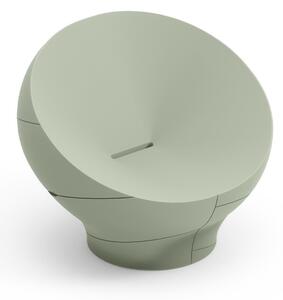 Poltrona Struttura Leggera e Robusta di Design VERA Dimensioni 100x91x h 80 cm -peso 15 kg richiama la grazia di un giardino zen colore Giada