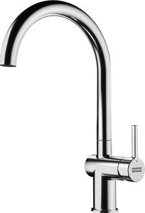 Miscelatore da cucina Franke Active J con bocca girevole, cromo 115.0653.395