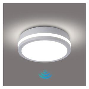 Brilagi - Lampada da esterno con sensore BENE LED/18W/230V diam. 21,5 cm bianco IP54