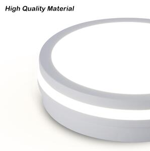 Brilagi - Lampada da esterno con sensore BENE LED/18W/230V diam. 21,5 cm bianco IP54