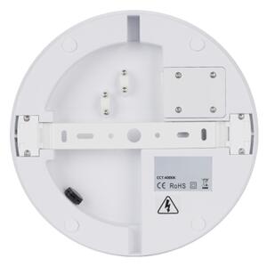 Brilagi - Lampada da esterno con sensore BENE LED/18W/230V diam. 21,5 cm bianco IP54