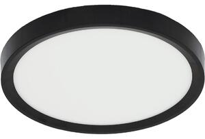 Fulgur 41811 - Plafoniera LED NOMY LED/18W/230V diametro 23 cm nero