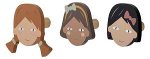 Ganci da parete in set da 3 Rosalia - Bloomingville Mini
