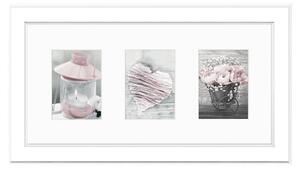 Cornice bianca per foto, 46 x 23 cm Malmo - Styler