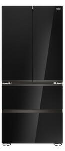 Haier Frigorifero Americano Side by Side Capacit 468 Litri Classe energetica D Raffreddamento No Frost colore Nero - HFKR7819DNGB