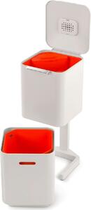 Joseph Joseph Pattumiera Raccolta Differenziata 20+20 Litri colore Pietra Arancione 300x760x366 mm - 30064 Totem Max