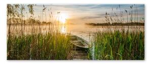 Immagine su tela, 125 x 50 cm Boat in the Grass - Styler