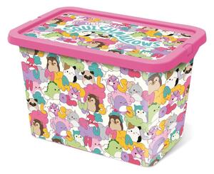 Contenitore di plastica per bambini 29x19x18 cm Stor - SQUISHMALLOWS