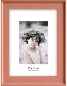 Cornice arancione da appendere, 22 x 28 cm Malaga - Styler
