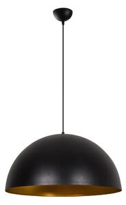 Lampadario nero con paralume in metallo ø 60 cm Coppa – Opviq lights
