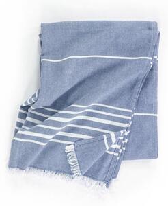 Coperta blu in cotone 150x200 cm Solene – Tiseco Home Studio
