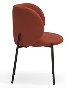 Set di sedie da pranzo rossa in imbottito 2 pz Mogi – Teulat