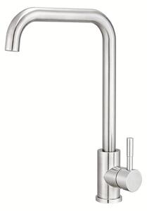 Solidchoice - Rubinetto da cucina in acciaio inossidabile con bocchetta girevole a 360°
