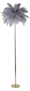Lampada da terra grigia-oro (altezza 160 cm) Palm - Mauro Ferretti