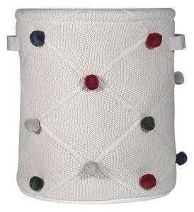 Cesto da bambini in tessuto crema ø 30x35 cm Creme - Kindsgut